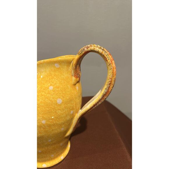 Yellow Rooster Country Pitcher Vietri  Made In Italy - Picture 6 of 8